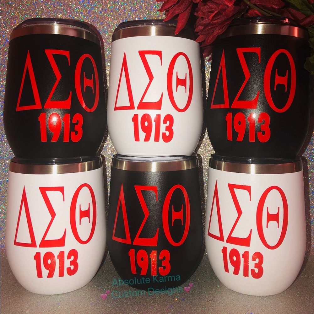 Delta colored wine 🍷 tumblers 12oz